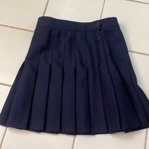 american apparel navy cheerleader skirt